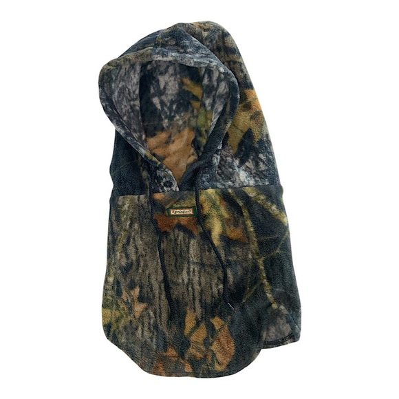 Remington Fleece Hardwoods Green Balaclava Camouflage Facemask Ski Hood Hunting - Picture 1 of 14